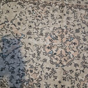 Vintage Floral Patterned Rug